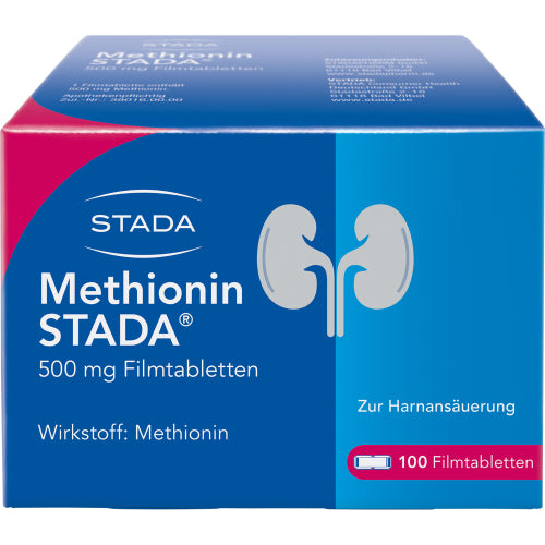 Methionin Stada 500 mg filmovertrukne tabletter (100 stk.ück)