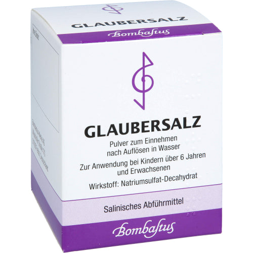 Glaubersalz (natriumsulfat) übersetzt ins Dänische ist „Glaubersalte (natriumsulfat)“. (100 g)
