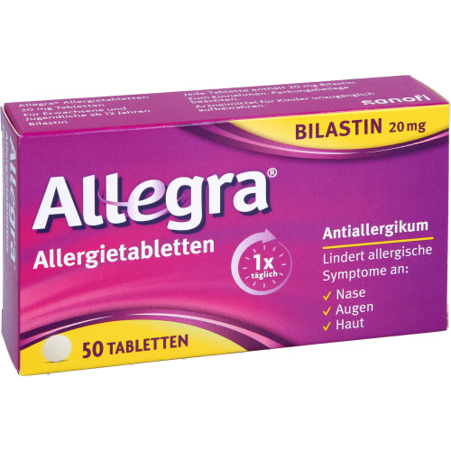 Allegra allergimedicin 20mg (50 stk.)