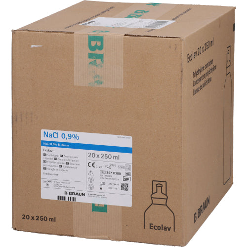 Kochsalz 0.9% B Braun Ecol (20X250 ml)