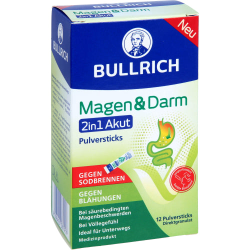 Bullrich Mave Og Tarm 2in1 Akut (12 Stk.)