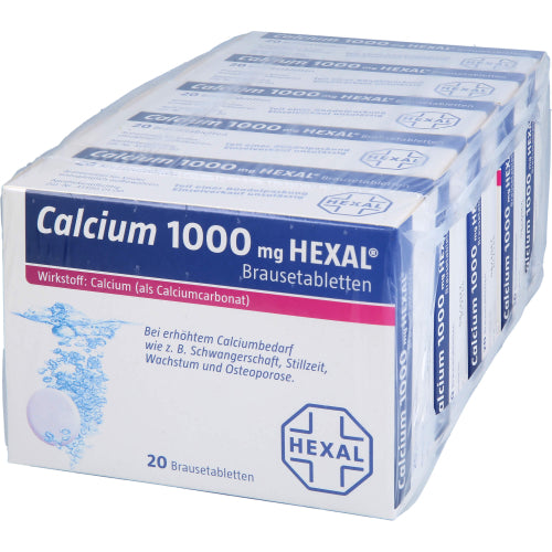 Calcium 1000 Hexal (100 stk.)