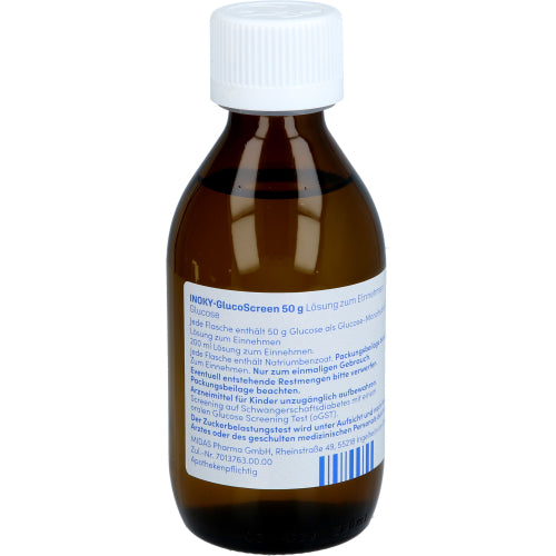 Inoky-Glucoscreen 50 G løsning til indtagelse (200 ml)