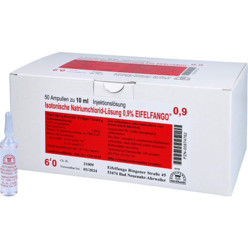 Isotonisk NaCl 0,9% EIF (50X10 ml)