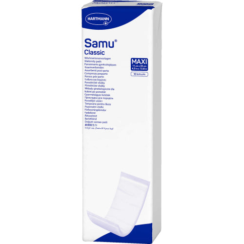 Samu Wochenbettvorlagen Classic Maxi 11x35cm P10 (10 Stück)