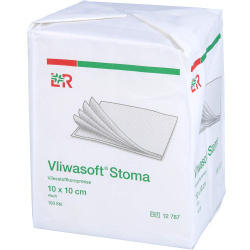 Vliwasoft Stoma 10x10cm 4-fach (100 Stk.)
