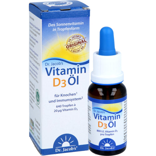 Vitamin D3 Öl Dr. Jacob's (20 ml)