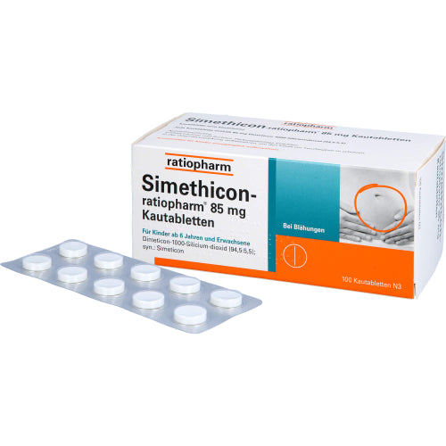 Simethicon-Ratiopharm 85 mg Kautabletten (100 Stk.)