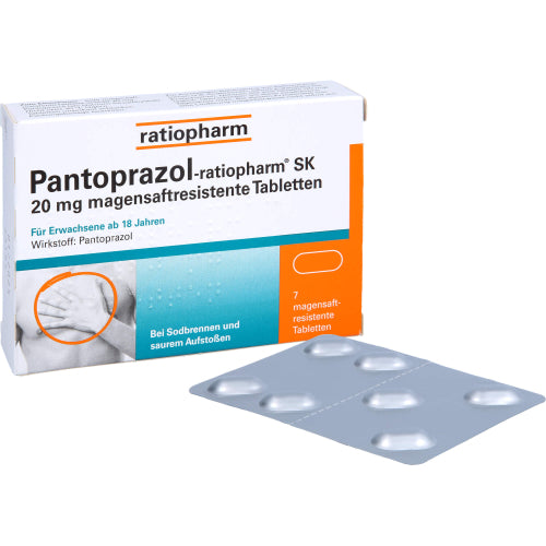 Pantoprazol Ratio SK 20 mg (7 Stück)