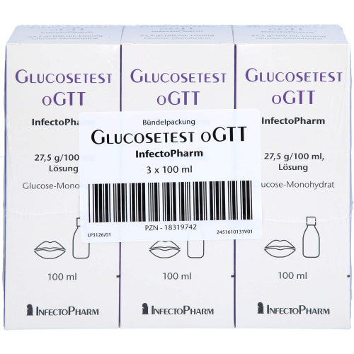 Glukosetest oGTT 27,5g/100 (300 ml)