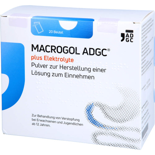 Macrogol Adgc Plus Elektrolyte Pulver zur Herstellung einer Lösung zum Einnehmen (20 Stück)