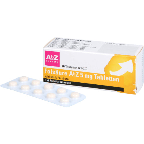 Folsäure ABZ 5mg Tabl (20 St.)