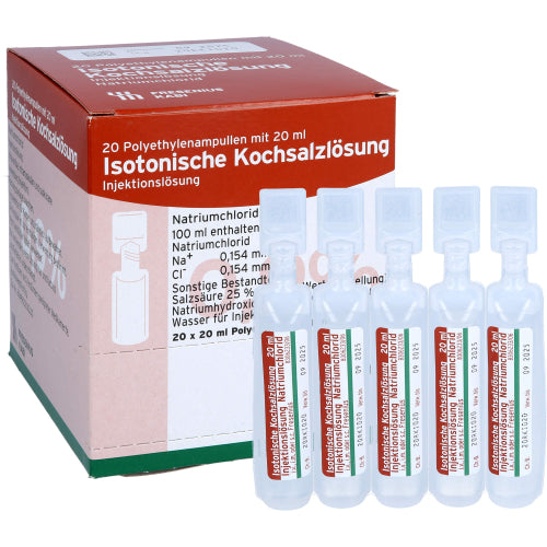 Kochsalzlösung 0,9 % isotonisch PL (20X20 ml)