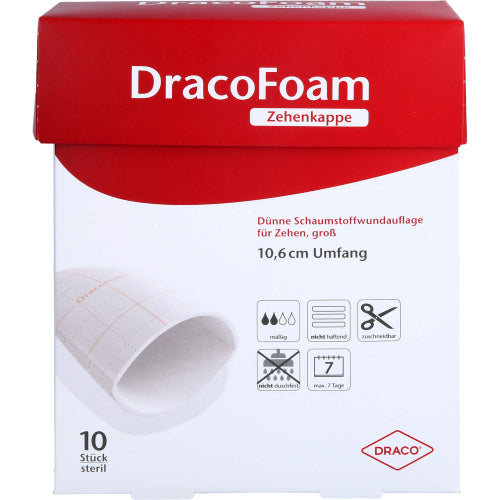 Dracofoam Zehenkappe Größe Groß (10 Stk.)