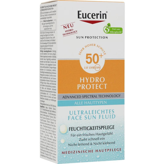 Eucerin Solbeskyttelse Hydro Protect Ansigt Lsf50+ (50 ml)