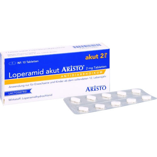 Loperamid Akut Aristo 2 mg Tabletten (10 Stück)