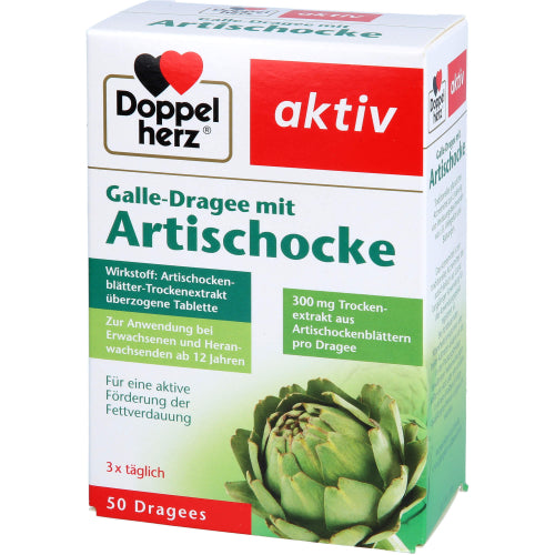 Doppelherz Galde Artischocke (50 stk.)
