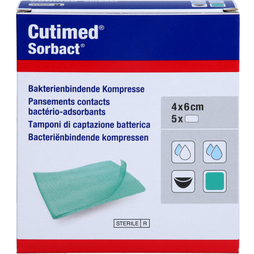 Cutimed Sorb KOM 4X6cm (5 Stk.)