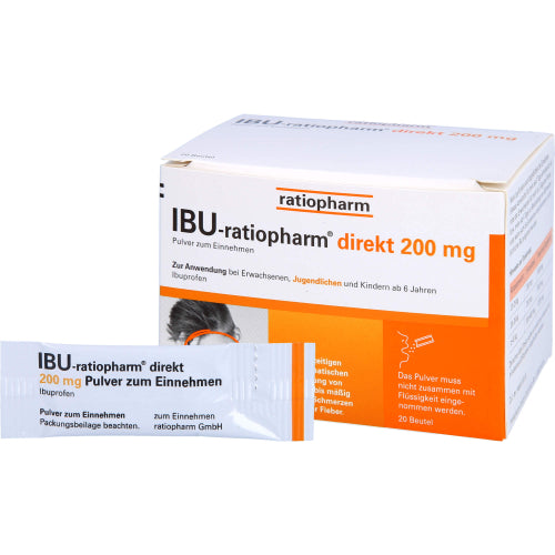 IBU Ratiopharm Direk 200mg (20 stk.)