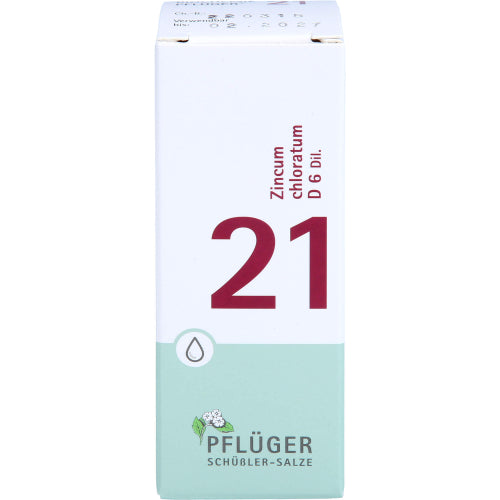 Biochemie 21 Zink Chloratum D 6 (30 ml)