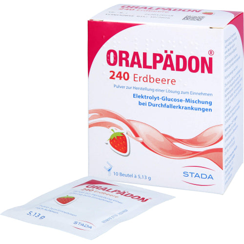 Oralpaedon 240 Erdbeer BTL (10 Stk.)