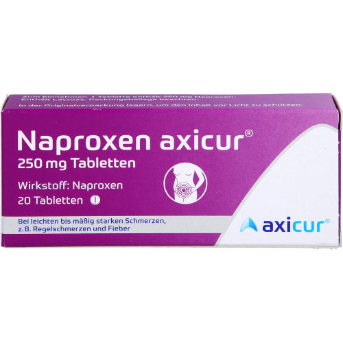 Naproxen Axicur 250 mg TAB (20 stk.)