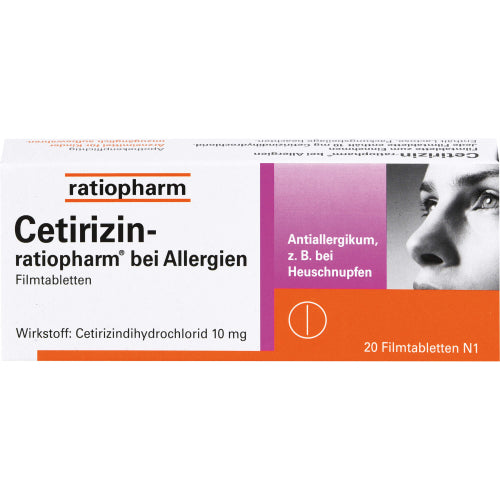 Cetirizin Ratiopharm 10 mg (20 Stk.)