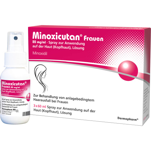 Minoxicutan Frauen 20mg/ml (3X60 ml)