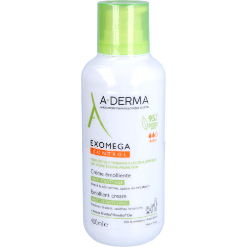 A-derma Exomega Control Creme Fugtende (400 ml)