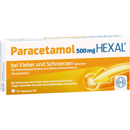 Paracetamol 500 mg Hexal (20 stk.)