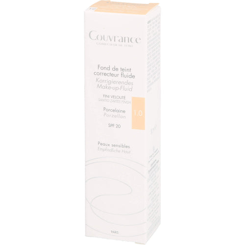 Avene Couvrance Korrigierendes Make-up Fluid Porzellan 1.0 (30 ml)