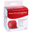 Draco Kinesiologibånd Rød 5 Cm X 5 M (1 stk.ück)