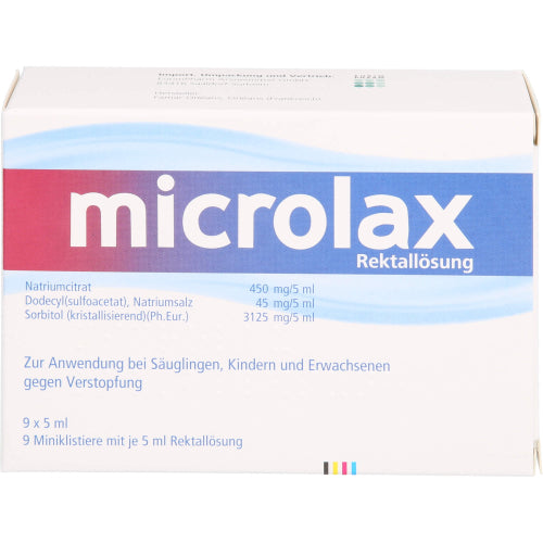 Microlax Rektallösung Klistier (9X5 ml)