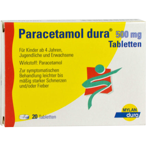 Paracetamol Dura 500mg (20 stk.)