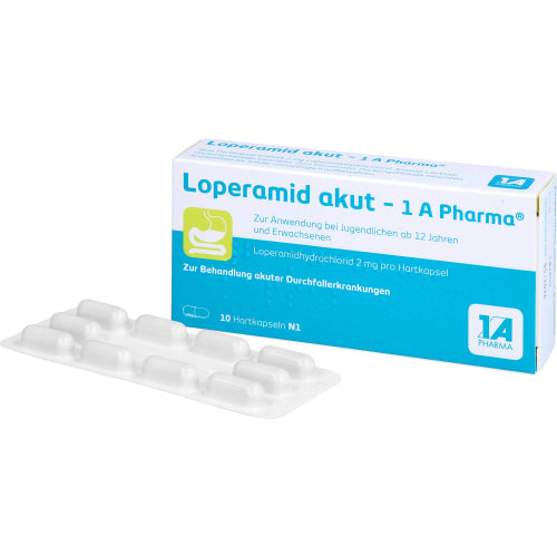 Loperamid Akut 1A Pharma (10 stk.)