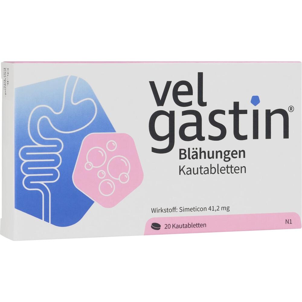 Velgastin Gas Kautabletten (20 Stk.)