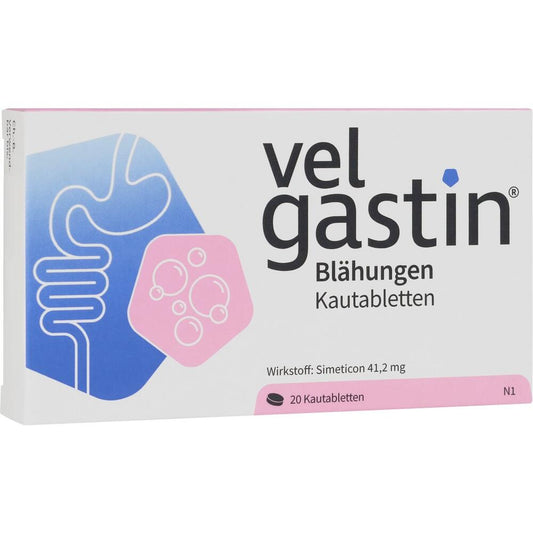 Velgastin Gas Kautabletter (20 stk.ück)