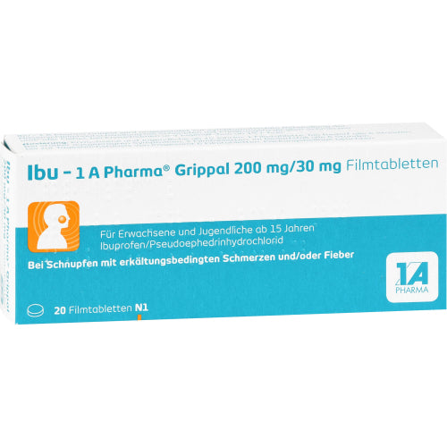 IBU 1A Grippal 200mg/30mg (20 stk.)