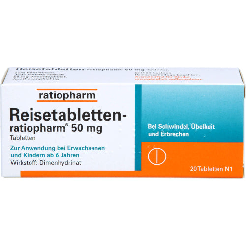 Rejsemidler Ratiopharm (20 stk.)