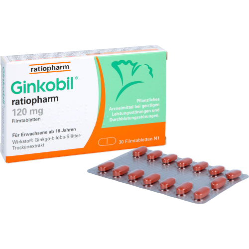 Ginkobil Ratio 120mg FTA (30 St.)