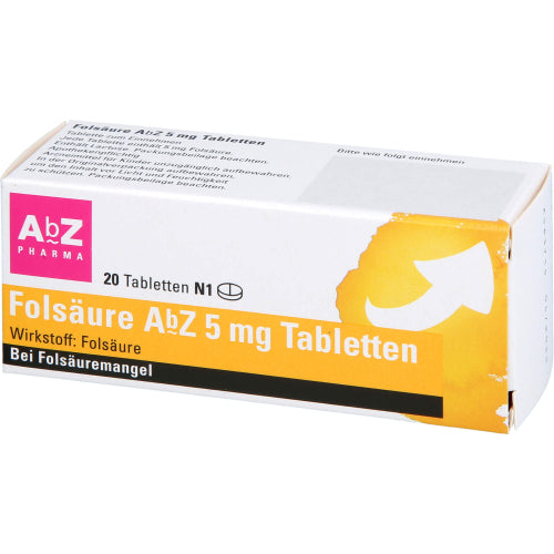 Folsäure ABZ 5mg Tabl (20 St.)
