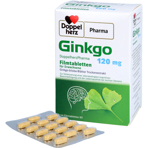 Ginkgo Doppelherzpharma 120 Mg Filmtabletter (120 stk.ück)