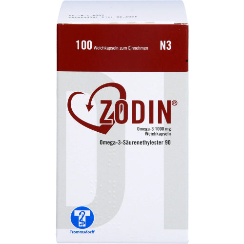 Zodin Omega-3 1000mg WKA (100 stk.)