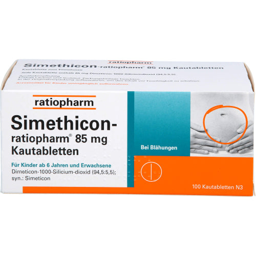 Simethicon-Ratiopharm 85 mg Kautabletten (100 Stk.)
