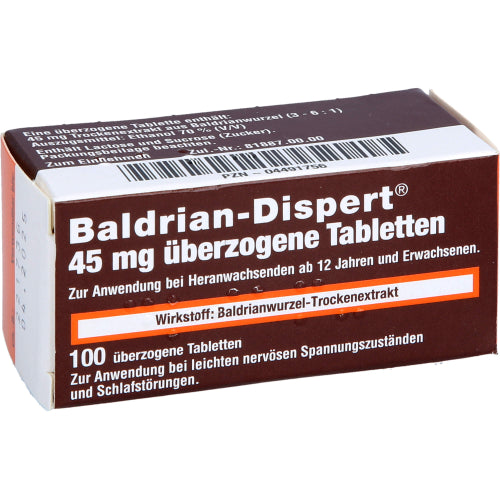 Baldrian Dispert 45mg (100 stk.)