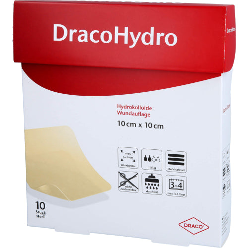 Dracohydro Wundauflage 10X10cm (10 Stk.)