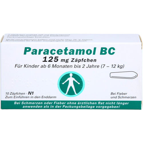 Paracetamol BC 125mg (10 stk.)