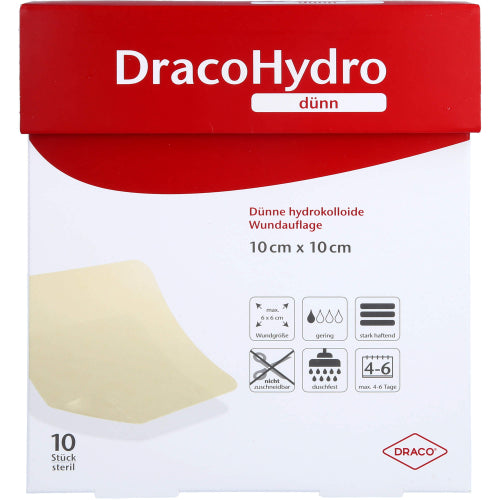 Dracohydro Dünn WA10X10cm (10 Stk.)