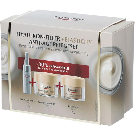 Eucerin Anti-Age Hyaluron-Filler+Elast. Plejesæt (1 Packung)