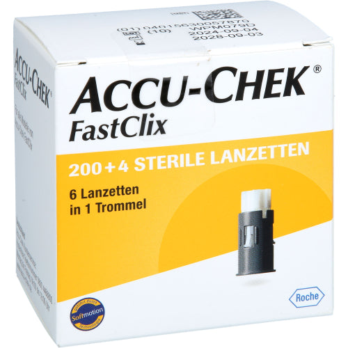 Accu Chek Fastclix Lancetter (204 stk.)